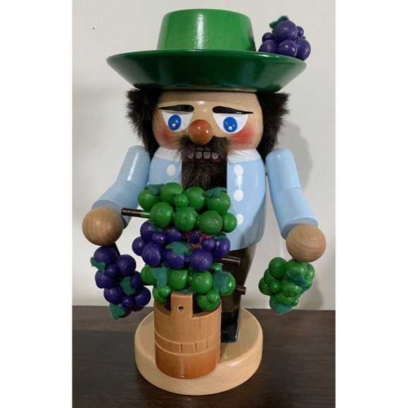 Steinbach Other - Steinbach Volkskunst W Germany Nutcracker Winemaker Christmas St. Patrick's Day